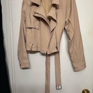 Lovers + Friends Tan Moto Jacket – XS
